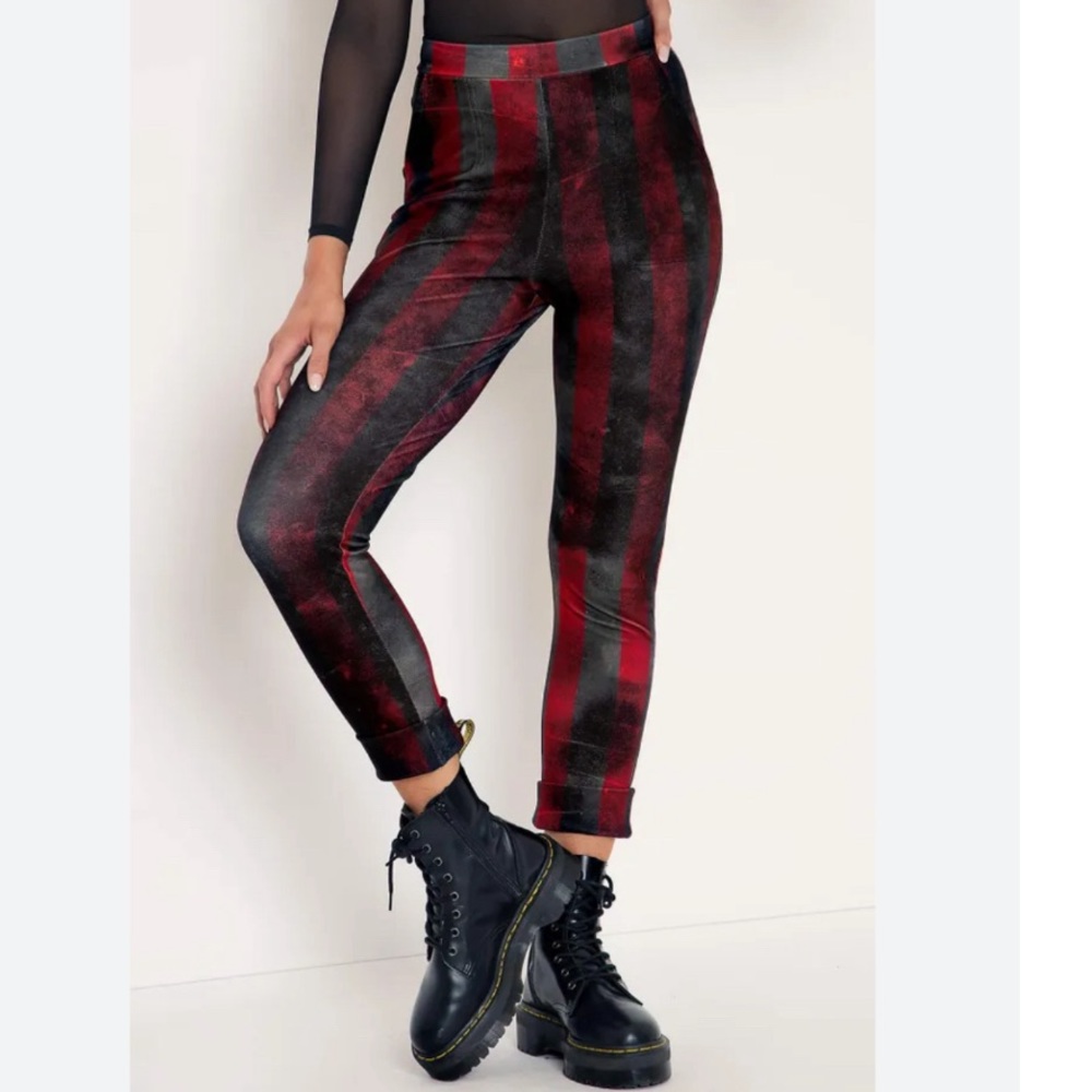 Blackmilk Decayed Stripes Cuff Pant (new w/ tags)